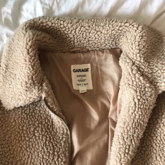 Fluffy Tan Teddy Coat/Jacket! - Picture 3 of 3